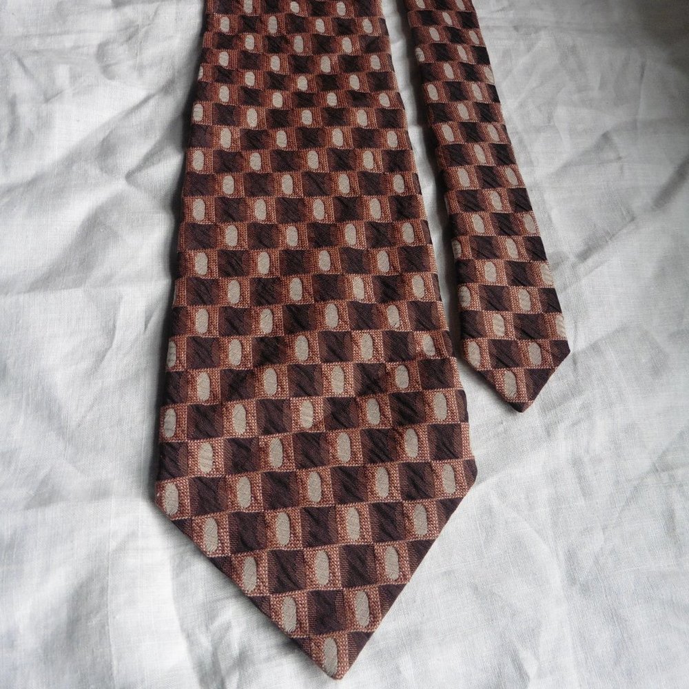 Necktie by Alcione Milano 100% Silk Made In Italy